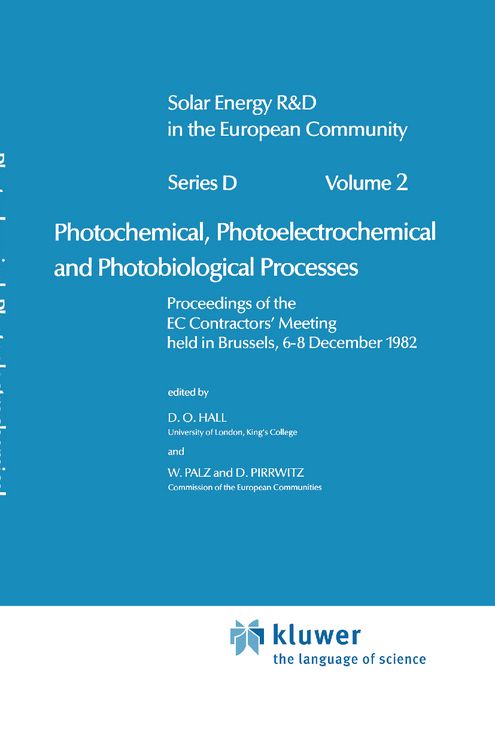 Produktbild: Photochemical, Photoelectrochemical and Photobiological Processes, Vol.2