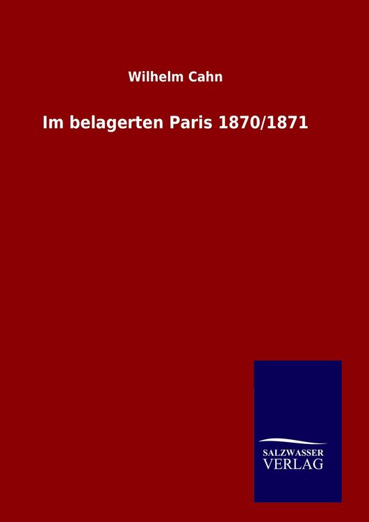 Produktbild: Im belagerten Paris 1870/1871