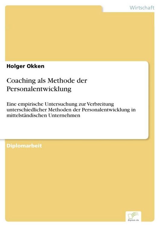 Produktbild: Coaching als Methode der Personalentwicklung