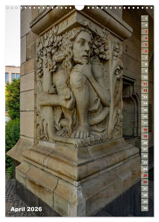 Produktbild: Fassadenk&uuml;nste (Wandkalender 2026 DIN A3 hoch), CALVENDO Monatskalender