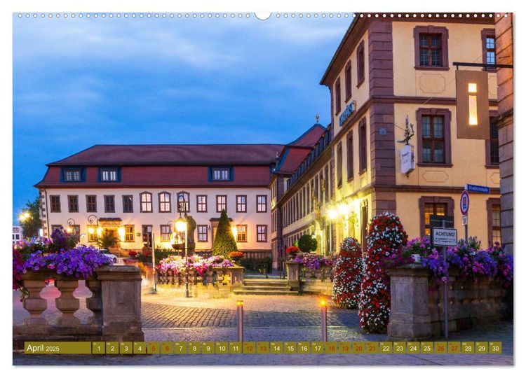 Fulda in Bildern - Das Herz Hessens (hochwertiger Premium Wandkalender 2025 DIN A2 quer), Kunstdruck in Hochglanz