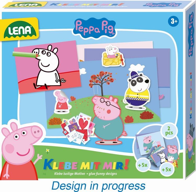 Produktbild: Klebe mit mir Peppa Pig, Faltschachtel