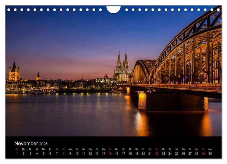 Produktbild: K&ouml;lner - Blickwinkel (Wandkalender 2026 DIN A4 quer), CALVENDO Monatskalender