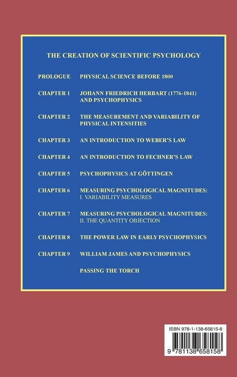 Produktbild: The Creation of Scientific Psychology