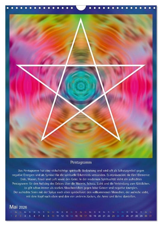 Produktbild: Heilige Geometrie und Bilder der Neuen Zeit (Wandkalender 2026 DIN A3 hoch), CALVENDO Monatskalender