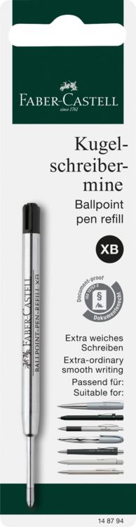 Produktbild: Faber-Castell Kugelschreibermine XB schwarz