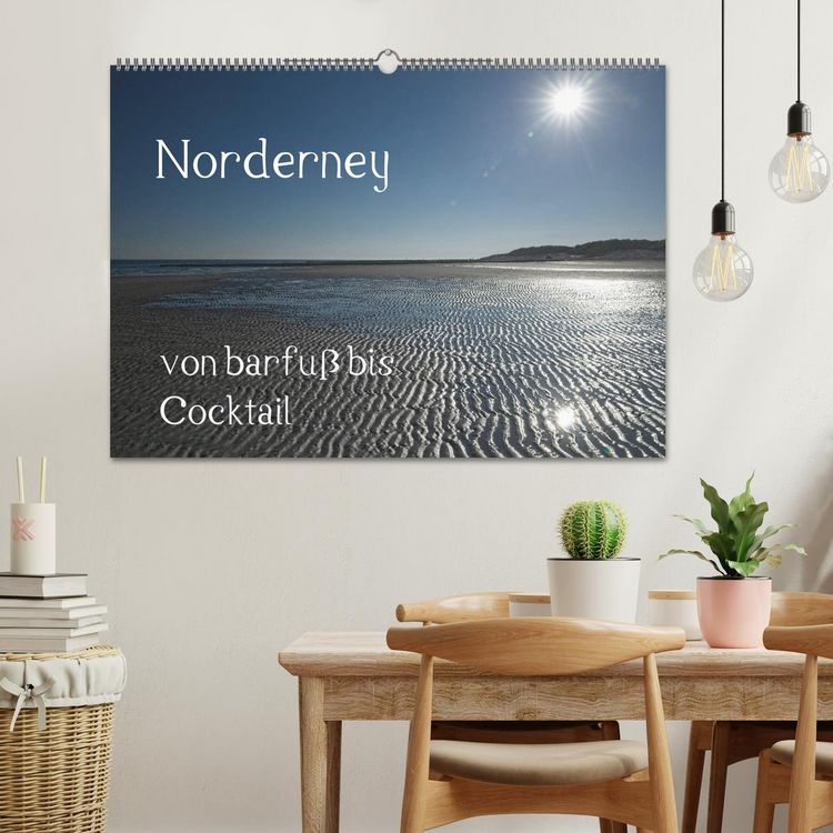 Produktbild: Norderney - von barfuss bis Cocktail (Wandkalender 2026 DIN A2 quer), CALVENDO Monatskalender