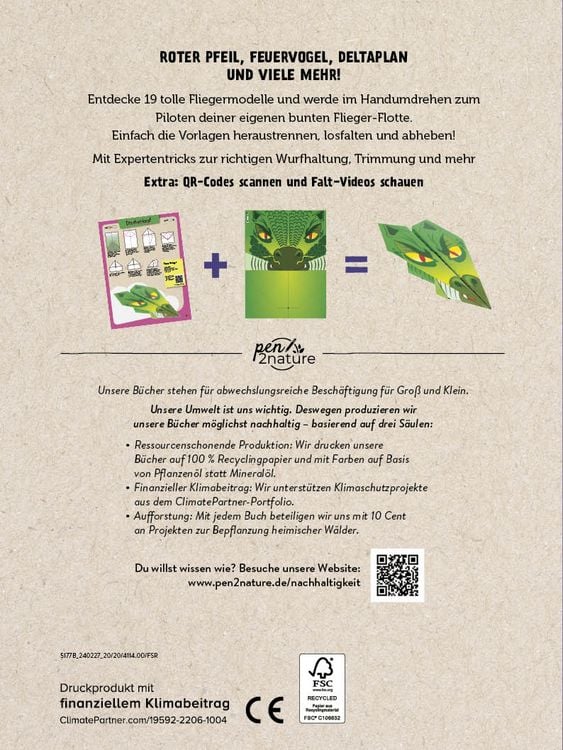 Produktbild: Papierflieger