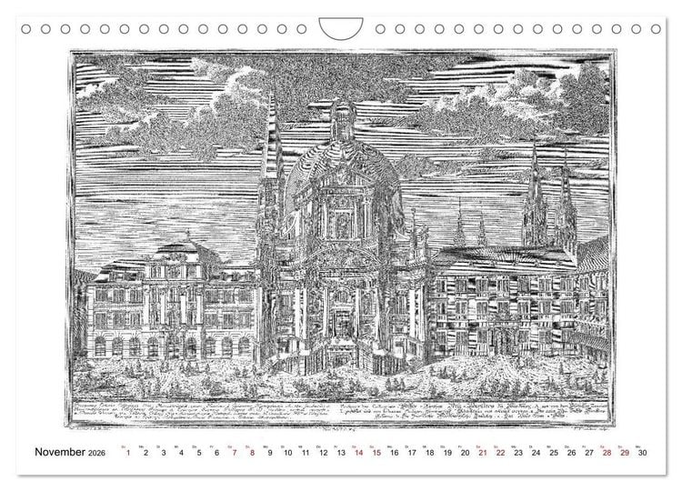 Produktbild: W&uuml;rzburg in alten Bildern (Wandkalender 2026 DIN A4 quer), CALVENDO Monatskalender