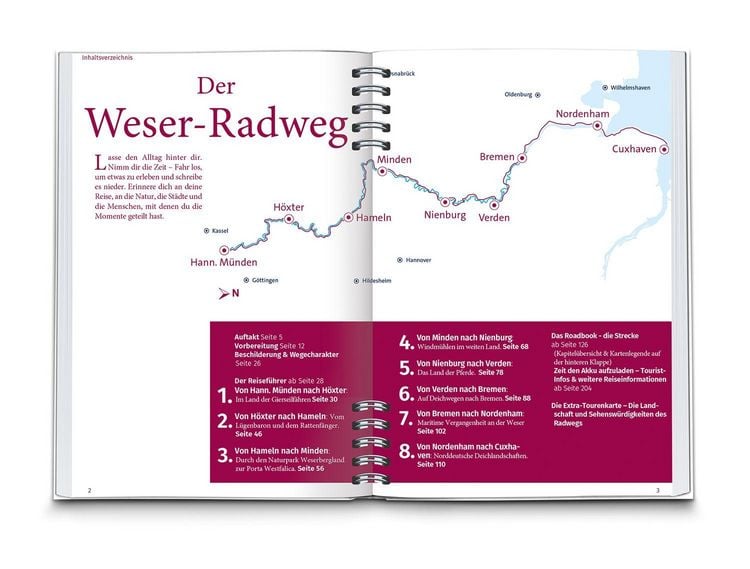 Produktbild: KOMPASS Radreisef&uuml;hrer Weser-Radweg