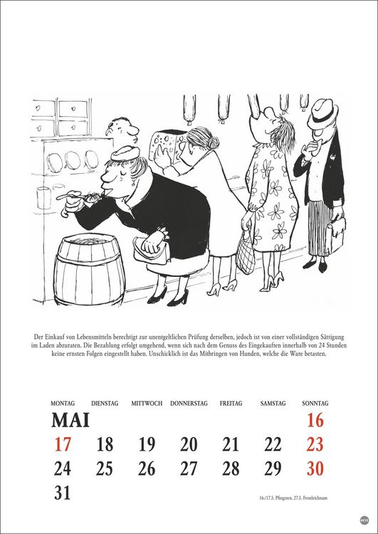 Produktbild: Loriot Heile Welt Halbmonatskalender 2027