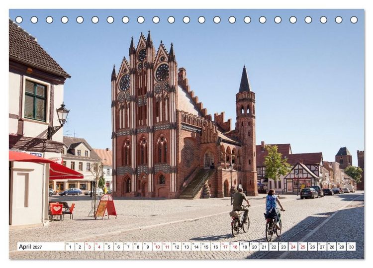 Produktbild: Elbetal Nord - Radland Deutschland (Tischkalender 2027 DIN A5 quer), CALVENDO Monatskalender