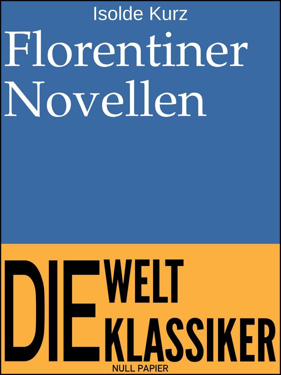 Produktbild: Florentiner Novellen