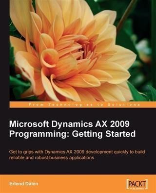 Produktbild: Microsoft Dynamics AX 2009 Programming: Getting Started