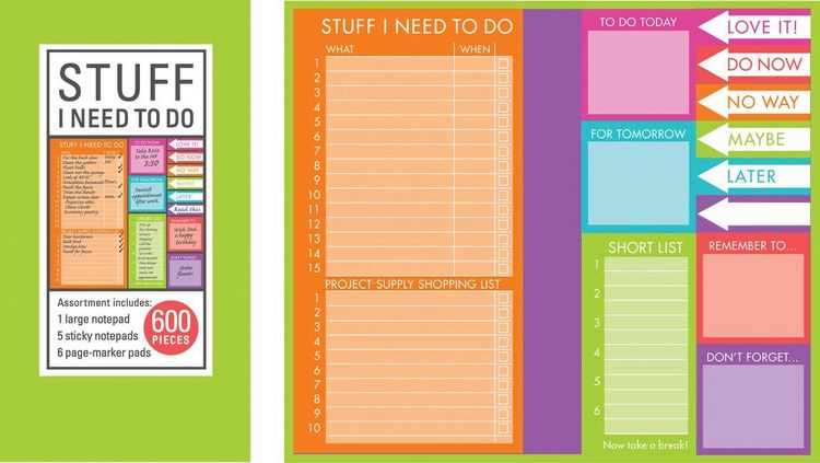 Produktbild: Book of Sticky Notes: Stuff I Need to Do - Brights