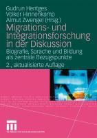 Produktbild: Migrations- und Integrationsforschung in der Diskussion