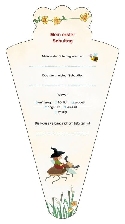 Produktbild: Mein hexig-buntes Schultütenbuch mit Petronella Apfelmus