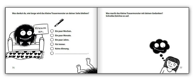 Produktbild: Das kleine Trauermonster - Trauerbew&auml;ltigung zum Mitmachen