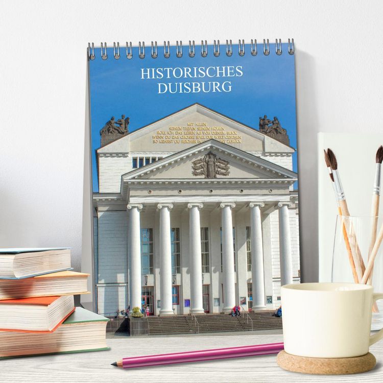 Produktbild: Historisches Duisburg (Tischkalender 2026 DIN A5 hoch), CALVENDO Monatskalender