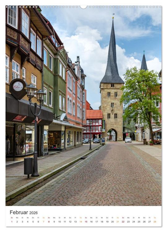 Produktbild: Duderstadt am Harz (Wandkalender 2026 DIN A2 hoch), CALVENDO Monatskalender