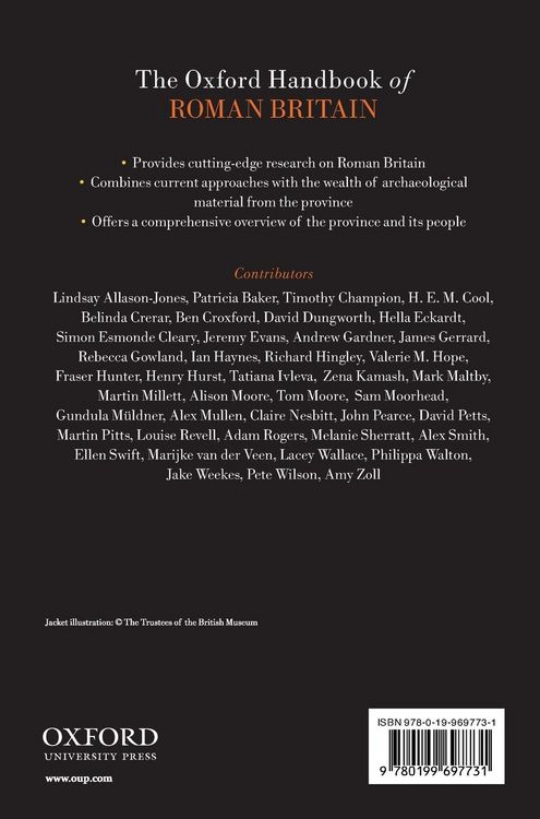 Produktbild: The Oxford Handbook of Roman Britain