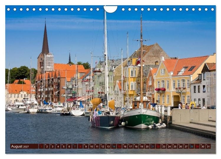 Produktbild: D&auml;nemark - J&uuml;tland & Kopenhagen, Impressionen aus dem hohen Norden (Wandkalender 2027 DIN A4 quer), CALVENDO Monatskalender