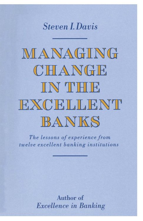 Produktbild: Managing Change in the Excellent Banks