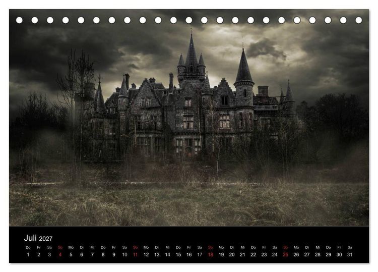 Produktbild: Geheimnisvolle Orte - Lost Places (Tischkalender 2027 DIN A5 quer), CALVENDO Monatskalender