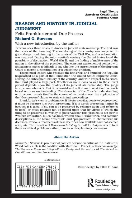 Produktbild: Reason and History in Judicial Judgment