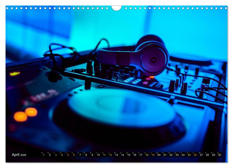 Produktbild: DJ Liveact (Wandkalender 2026 DIN A3 quer), CALVENDO Monatskalender