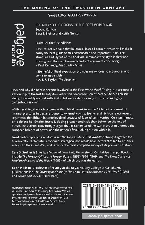 Produktbild: Britain and the Origins of the First World War