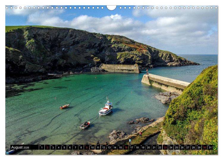 Produktbild: Blickpunkte Cornwall (Wandkalender 2026 DIN A3 quer), CALVENDO Monatskalender