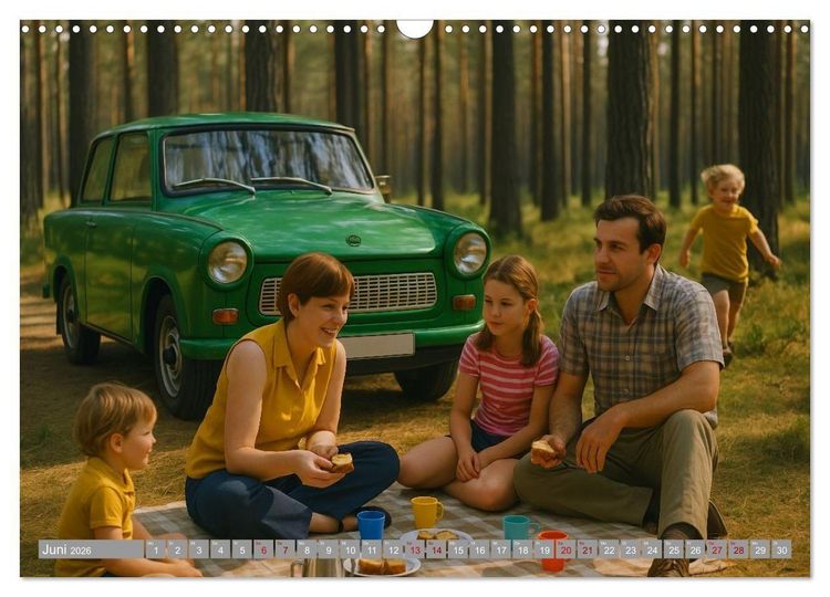 Produktbild: Alltagsgeschichten mit Trabant (Wandkalender 2026 DIN A3 quer), CALVENDO Monatskalender