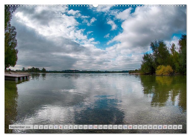 Produktbild: Der malerische Pf&auml;ffikersee (Wandkalender 2026 DIN A2 quer), CALVENDO Monatskalender