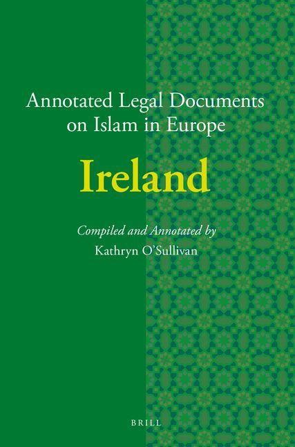 Produktbild: Annotated Legal Documents on Islam in Europe: Ireland