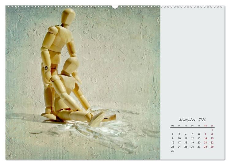 Produktbild: Kalenderspr&uuml;che (hochwertiger Premium Wandkalender 2026 DIN A2 quer), Kunstdruck in Hochglanz