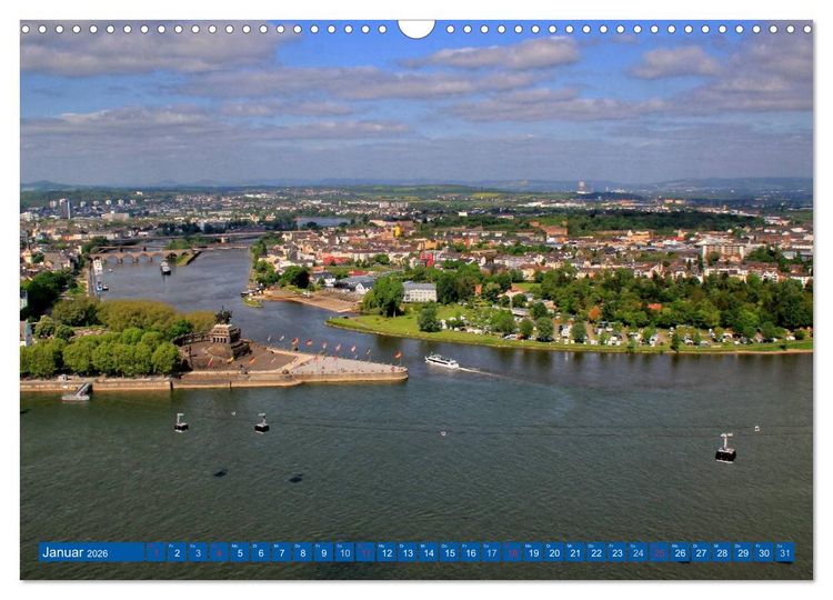 Produktbild: Der wundersch&ouml;nen Mosel entlang &ndash; Von Koblenz bis Trier (Wandkalender 2026 DIN A3 quer), CALVENDO Monatskalender