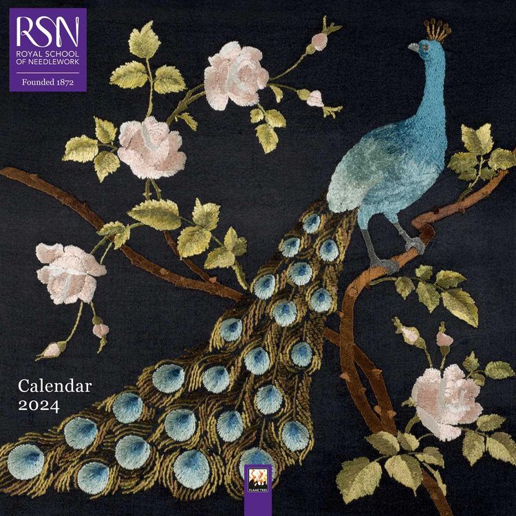 Produktbild: Royal School of Needlework Wall Calendar 2024 (Art Calendar)