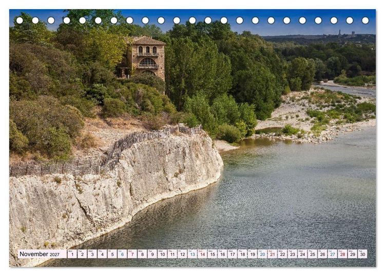 Produktbild: Provence. A journey through the villages of the French Provence (Desk Calendar 2027 DIN A5 landscape), CALVENDO 12 Month DeskCalendar