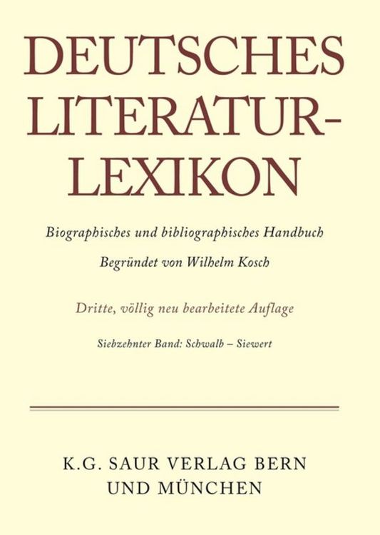 Produktbild: Deutsches Literatur-Lexikon / Schwalb - Siewert