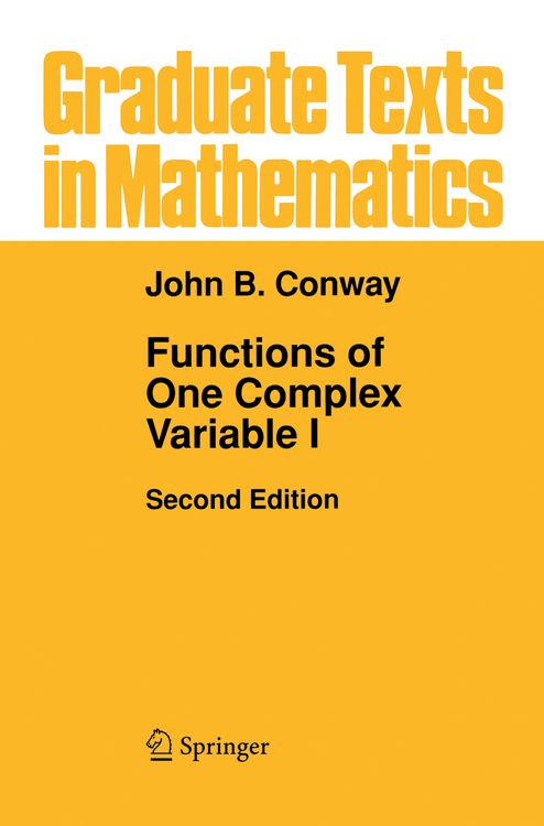 Produktbild: Functions of One Complex Variable I