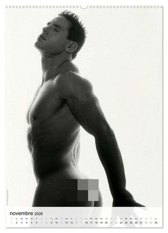 Produktbild: contrastes hommes (Calendrier mural 2026 DIN A2 horizontal) calendrier de bureau