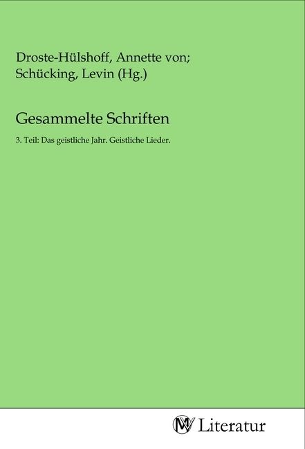 Produktbild: Gesammelte Schriften
