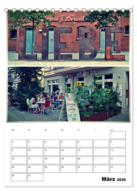 Produktbild: BERLIN / Planer (Tischkalender 2026 DIN A5 hoch), CALVENDO Monatskalender