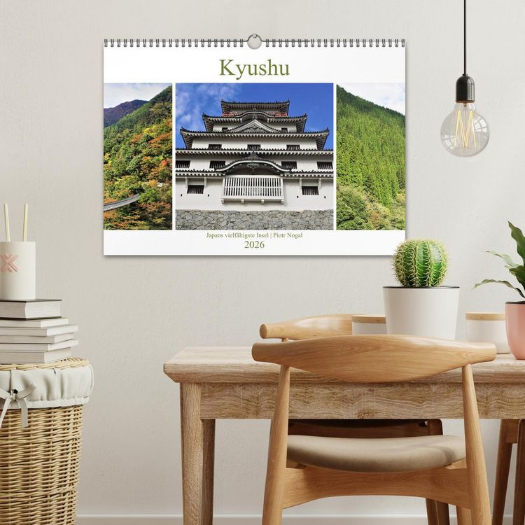 Produktbild: Kyushu - Japans vielf&auml;ltigste Insel (Wandkalender 2026 DIN A3 quer), CALVENDO Monatskalender