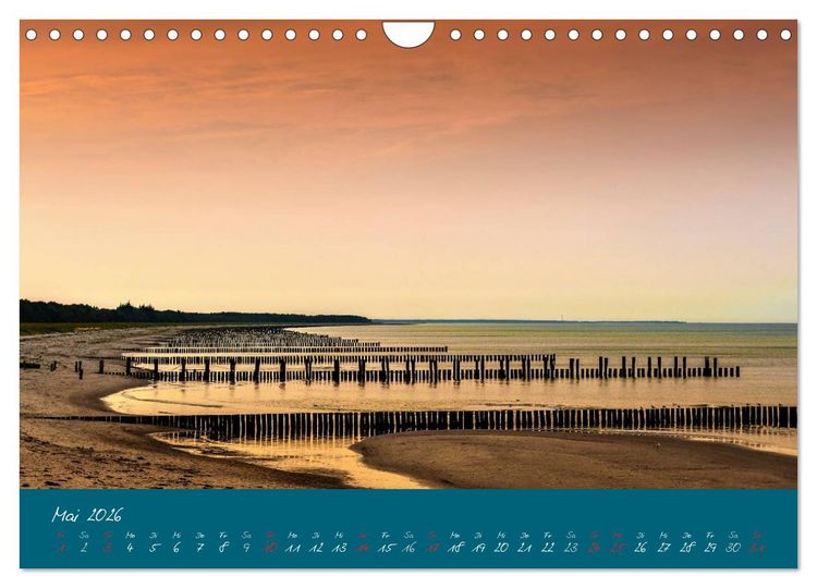Produktbild: Blick auf die Halbinsel Fischland, Dar&szlig; und Zingst (Wandkalender 2026 DIN A4 quer), CALVENDO Monatskalender