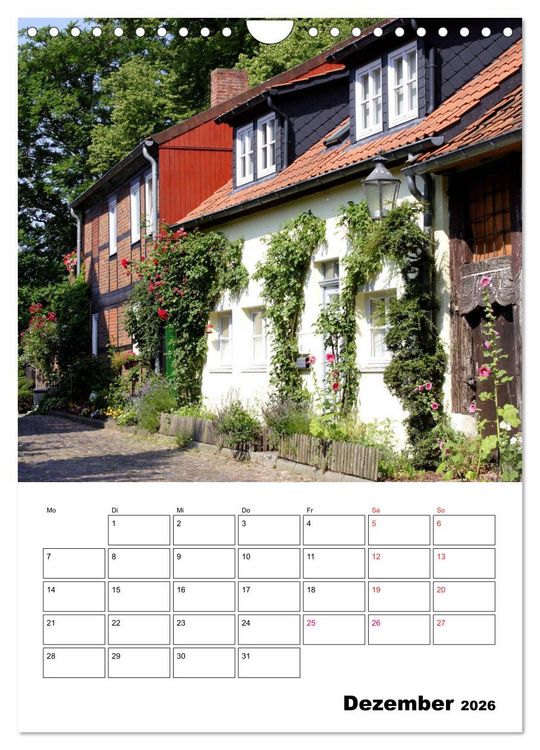 Produktbild: L&uuml;neburg, von der sch&ouml;nsten Seite (Wandkalender 2026 DIN A4 hoch), CALVENDO Monatskalender