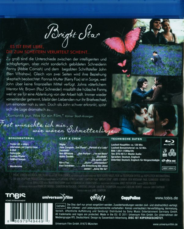 Produktbild: Bright Star - Die erste Liebe strahlt am hellsten