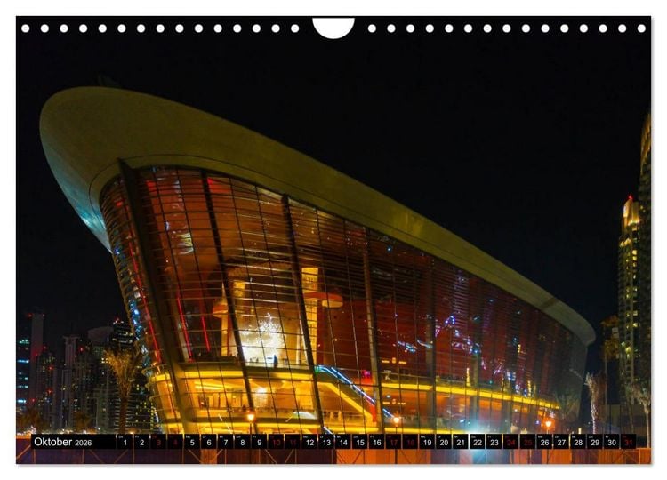 Produktbild: Dubai W&uuml;stenstadt (Wandkalender 2026 DIN A4 quer), CALVENDO Monatskalender
