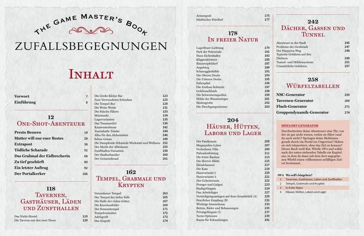 Produktbild: The Game Master&rsquo;s Book: Zufallsbegegnungen